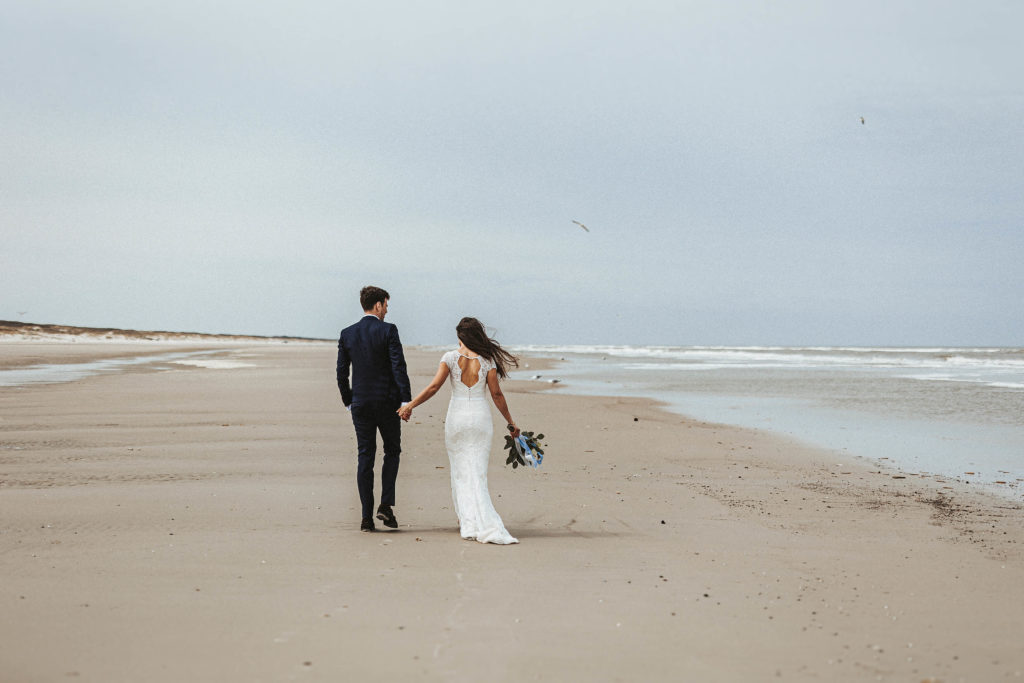 Hochzeitsfotografie am Strand von Juist Langeoog Sylt